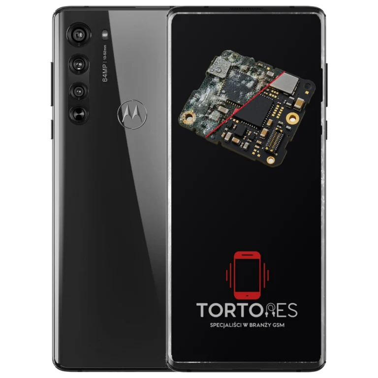 Motorola Edge (2020) z ilustracją zalania - czyszczenie po zalaniu