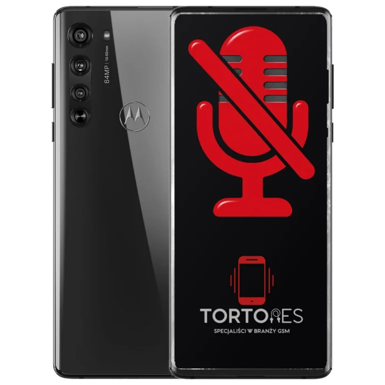 Motorola Edge (2020) z symbolem mikrofonu - naprawa mikrofonu