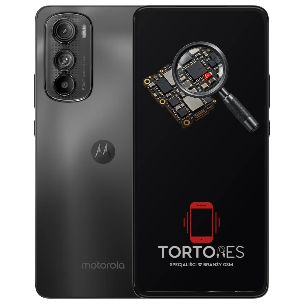 Motorola Edge 30 z symbolem diagnostyki - diagnoza telefonu
