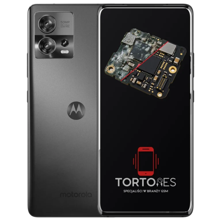 Motorola Edge 30 Fusion z ilustracją zalania - czyszczenie po zalaniu