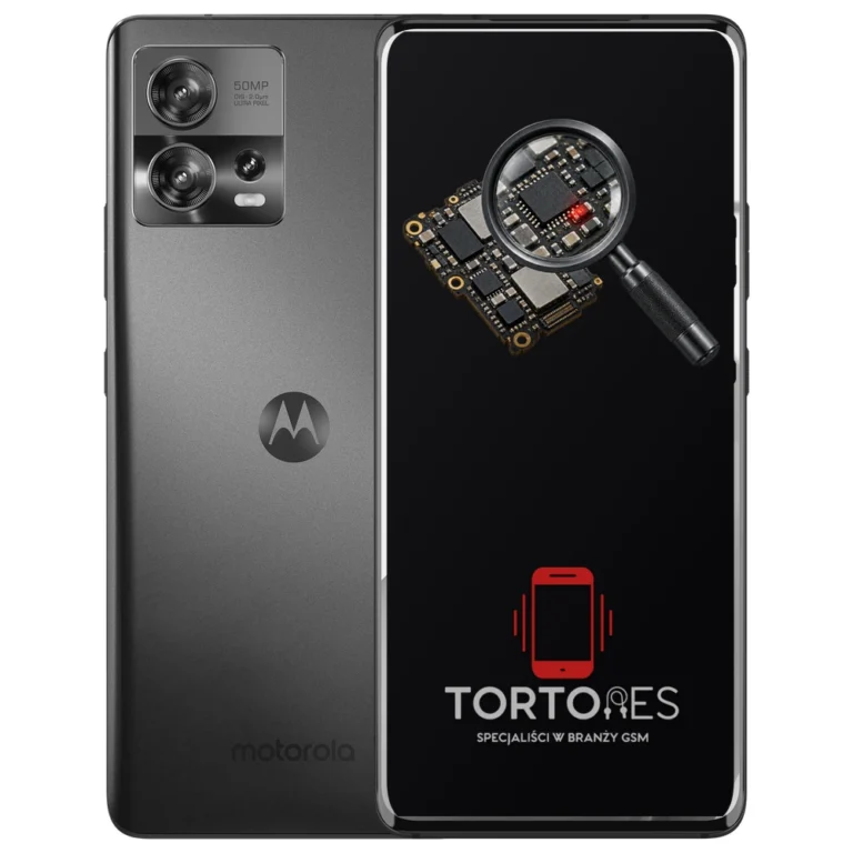 Motorola Edge 30 Fusion z symbolem diagnostyki - diagnoza telefonu