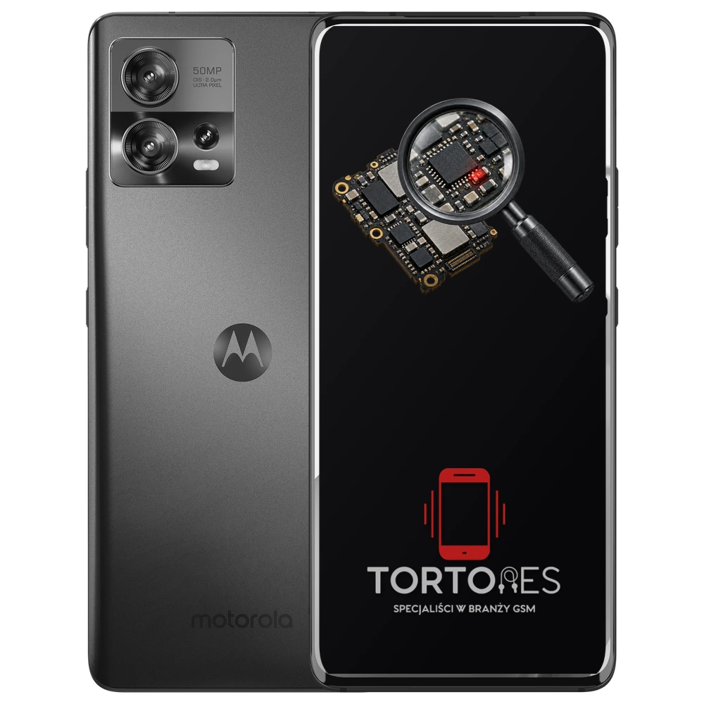 Motorola Edge 30 Fusion z symbolem diagnostyki - diagnoza telefonu