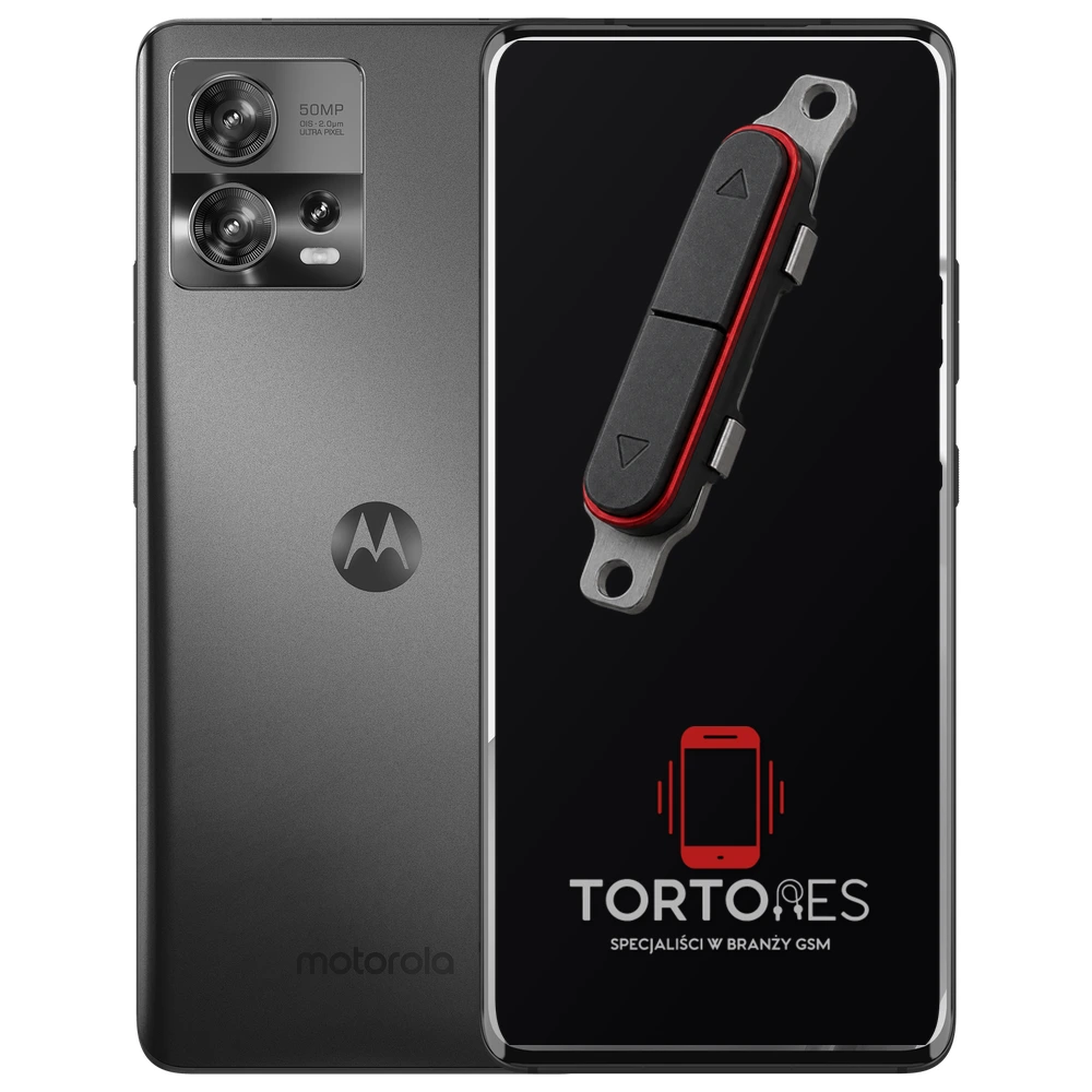 Motorola Edge 30 Fusion z symbolem przycisków - naprawa przycisków włączania i głośności