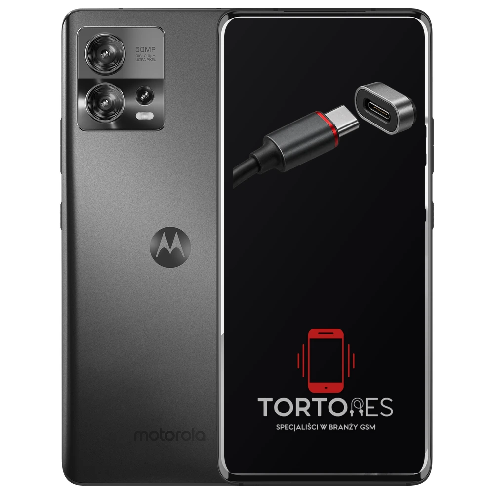 Motorola Edge 30 Fusion z ilustracją złącza ładowania - naprawa złącza ładowania