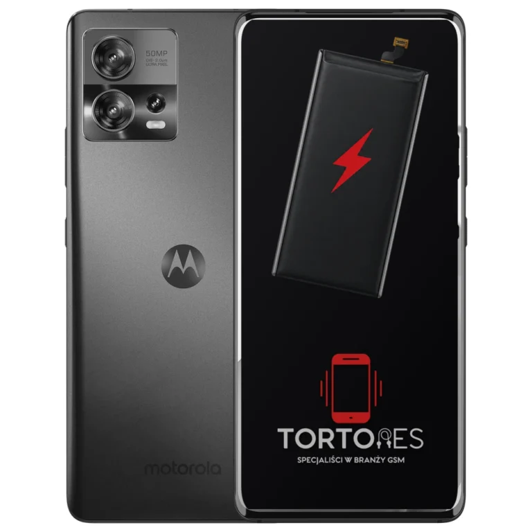 Motorola Edge 30 Fusion z ilustracją baterii - wymiana baterii