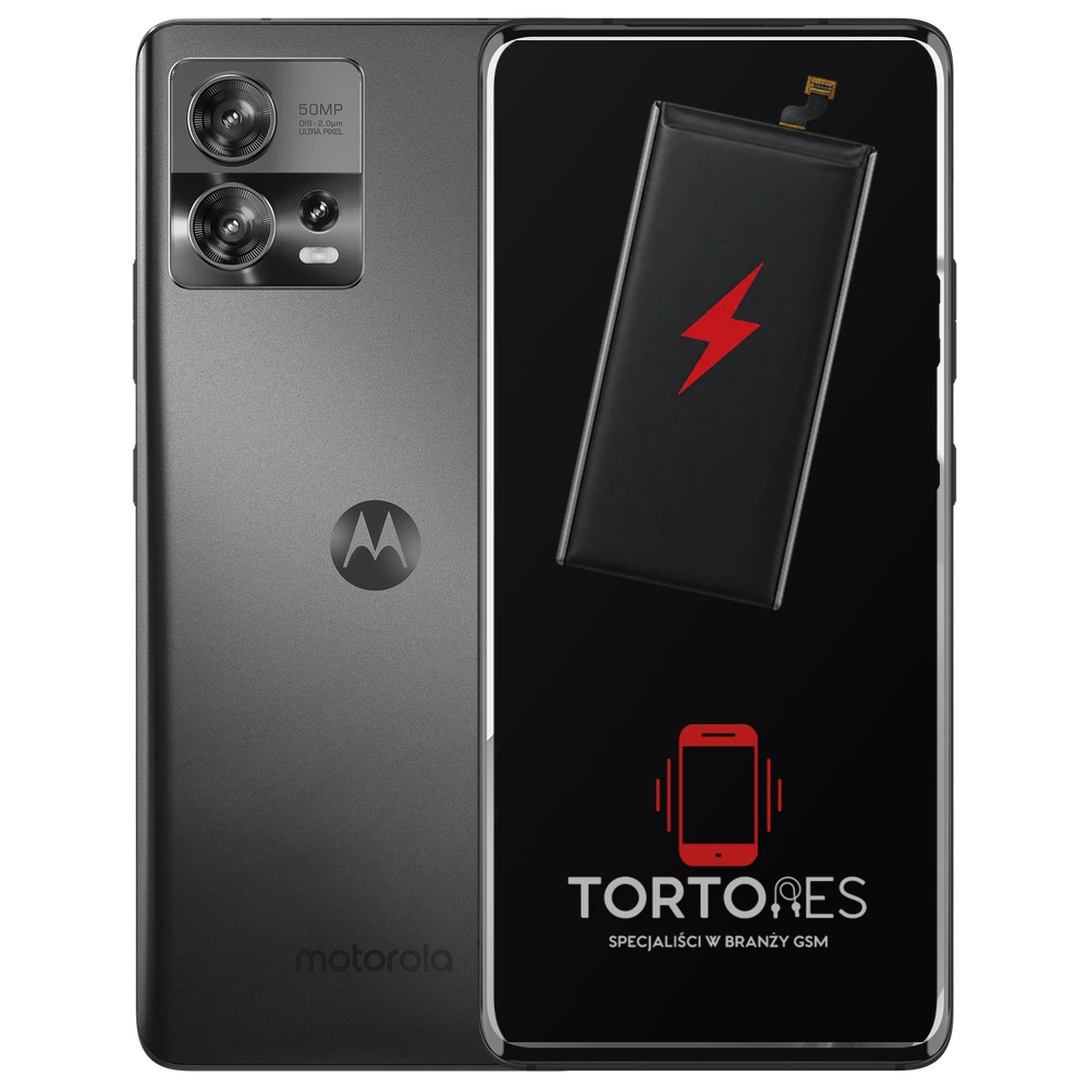 Motorola Edge 30 Fusion z ilustracją baterii - wymiana baterii
