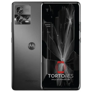Motorola Edge 30 Fusion z ilustracją pękniętego wyświetlacza - wymiana zbitego wyświetlacza