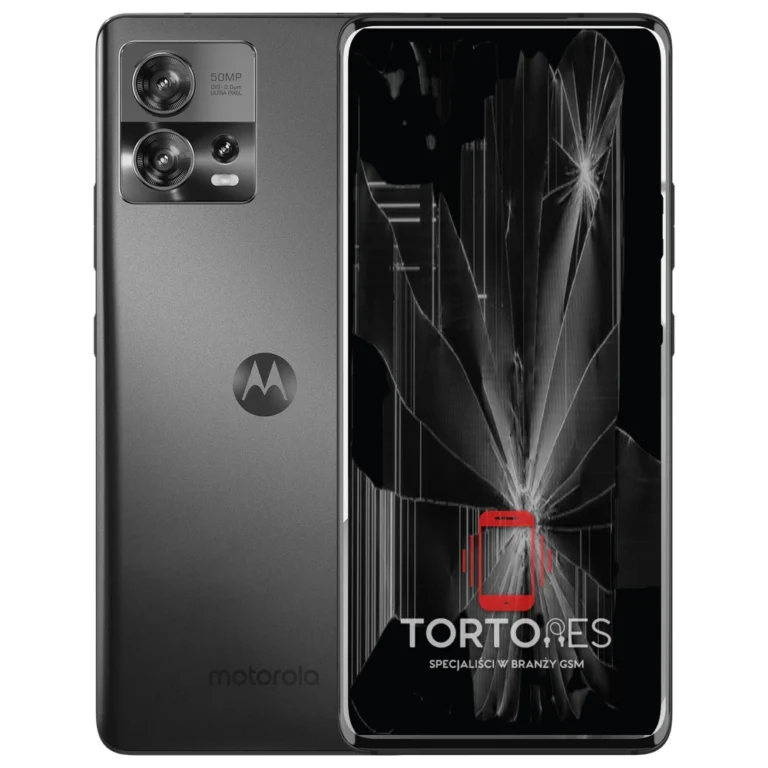 Motorola Edge 30 Fusion z ilustracją pękniętego wyświetlacza - wymiana zbitego wyświetlacza