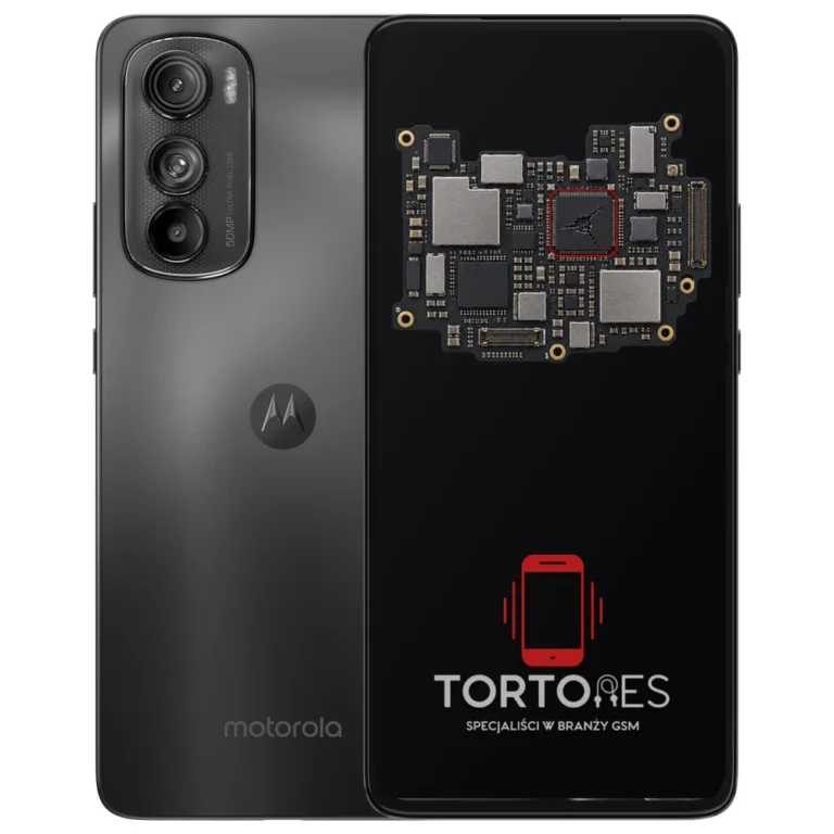 Motorola Edge 30 z ilustracją płyty głównej - naprawa płyty głównej