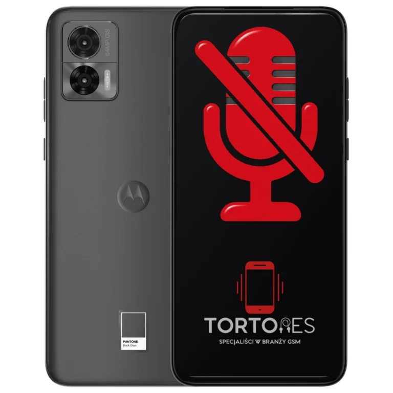 Motorola Edge 30 Neo z symbolem mikrofonu - naprawa mikrofonu