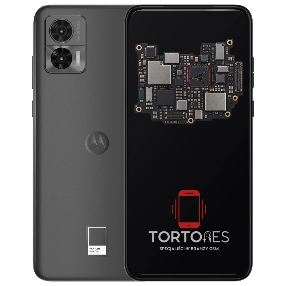 Motorola Edge 30 Neo z ilustracją płyty głównej - naprawa płyty głównej