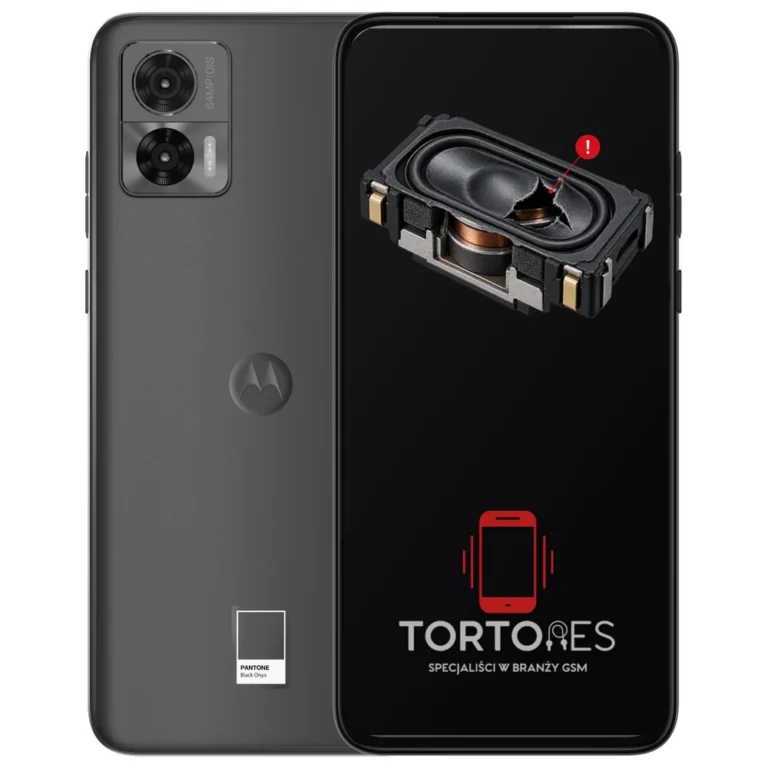 Motorola Edge 30 Neo z symbolem głośnika multimedialnego - wymiana głośnika multimedialnego