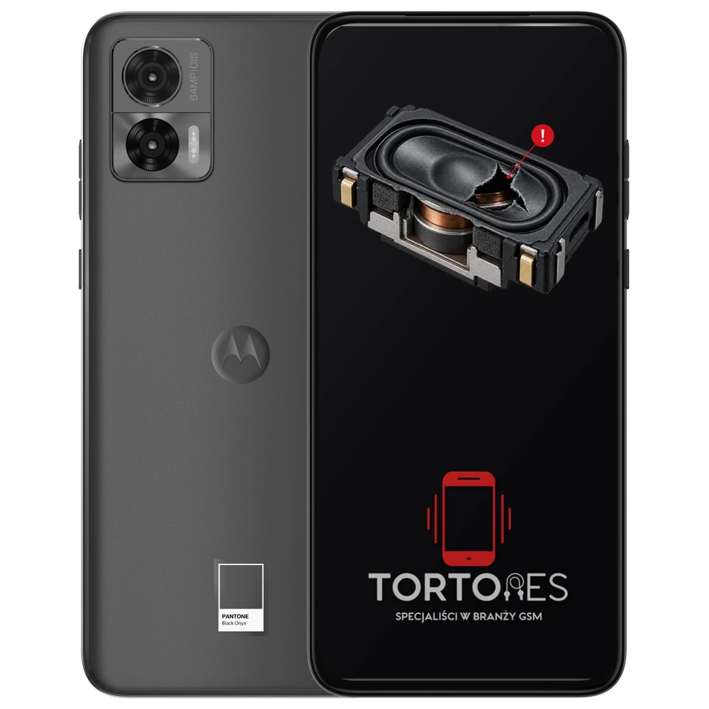 Motorola Edge 30 Neo z symbolem głośnika multimedialnego - wymiana głośnika multimedialnego