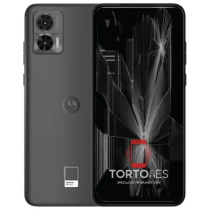 Motorola Edge 30 Neo z ilustracją pękniętego wyświetlacza - wymiana zbitego wyświetlacza