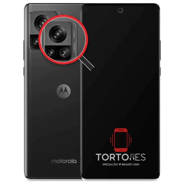 Motorola Edge 30 Ultra z lupą na tylnych aparatach - wymiana tylnej kamery