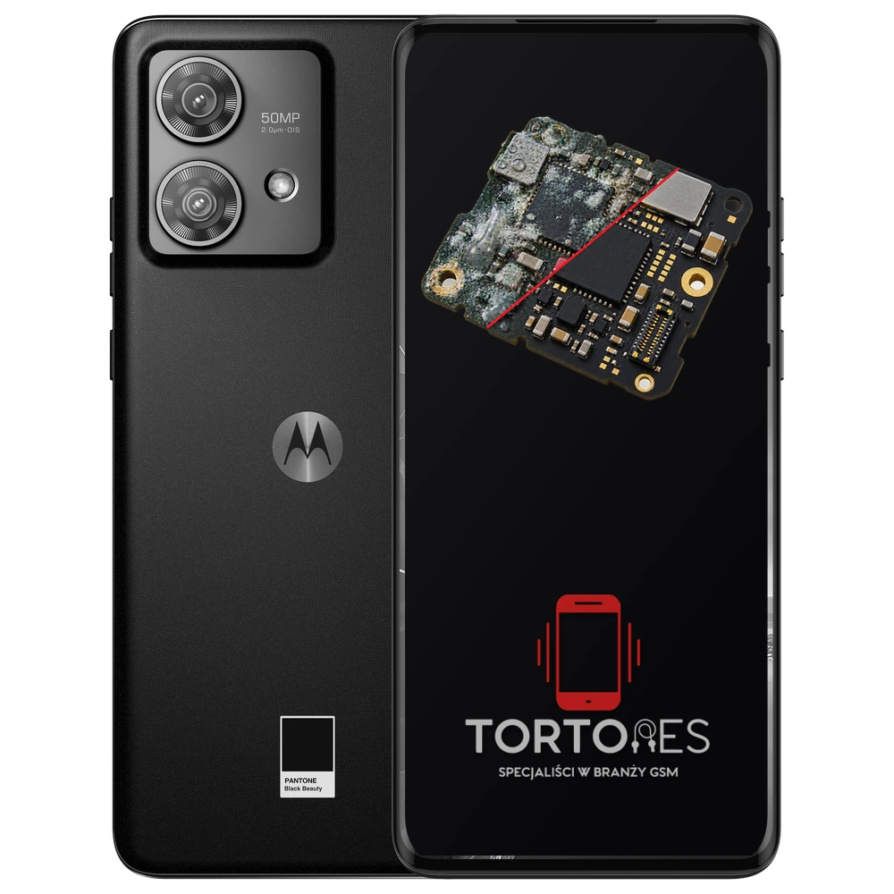 Motorola Edge 40 Neo z ilustracją zalania - czyszczenie po zalaniu