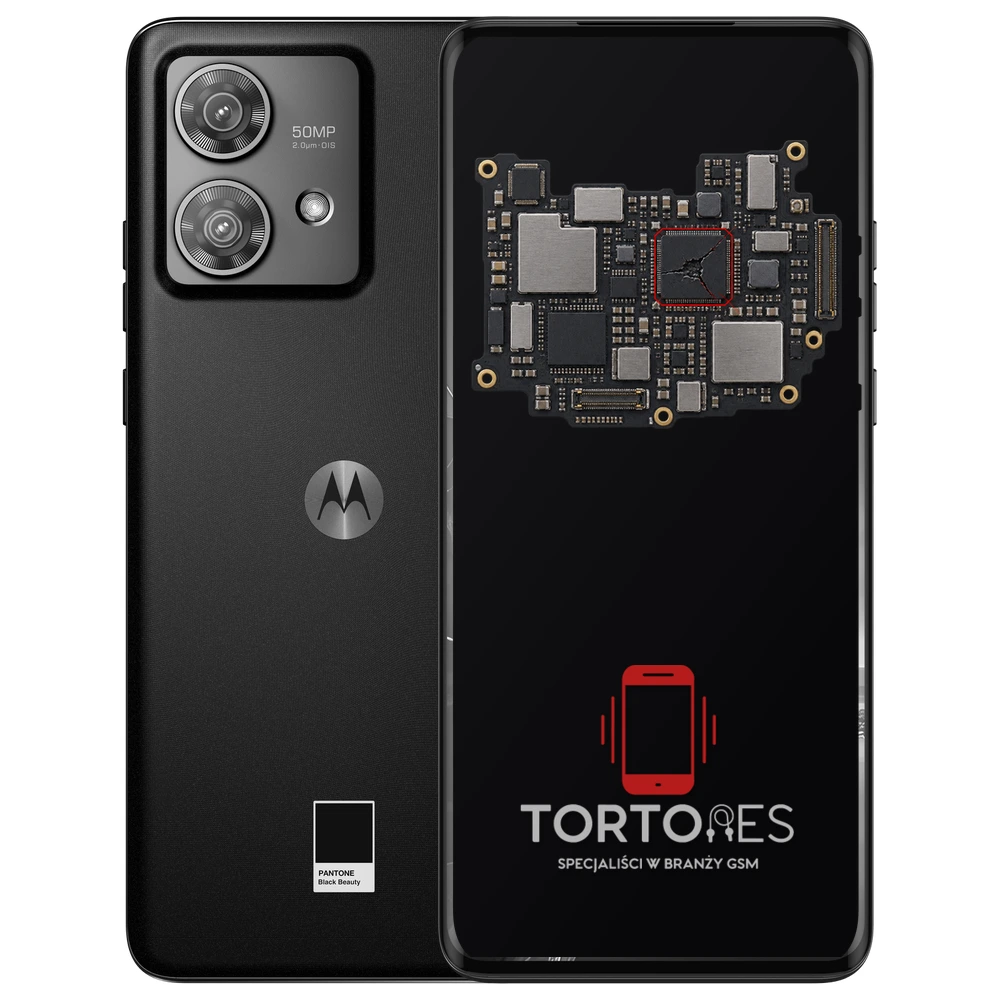 Motorola Edge 40 Neo z ilustracją płyty głównej - naprawa płyty głównej