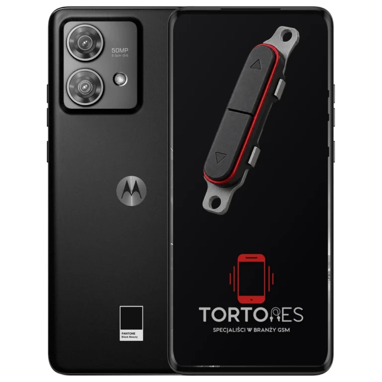 Motorola Edge 40 Neo z symbolem przycisków - naprawa przycisków włączania i głośności