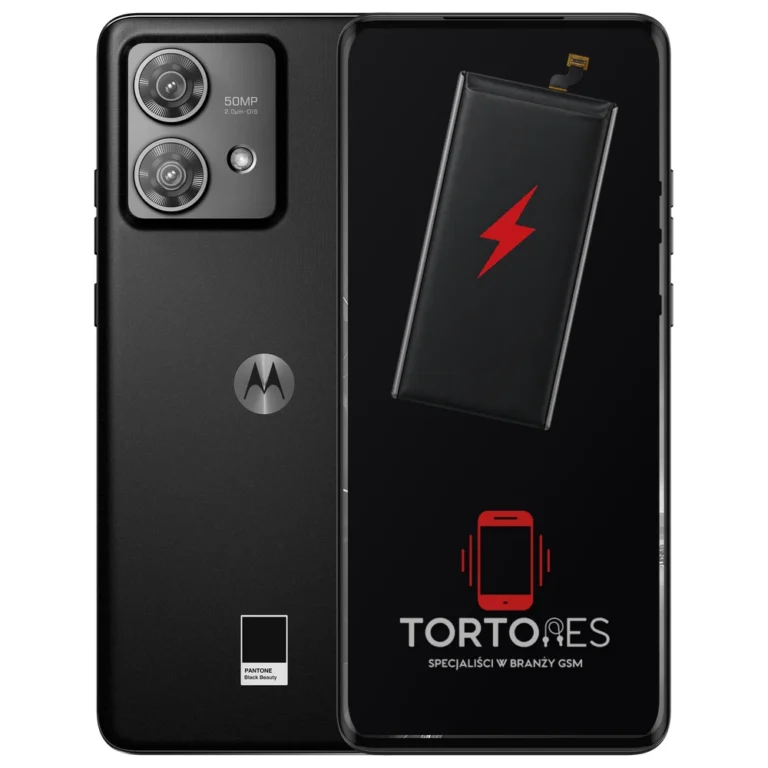Motorola Edge 40 Neo z ilustracją baterii - wymiana baterii