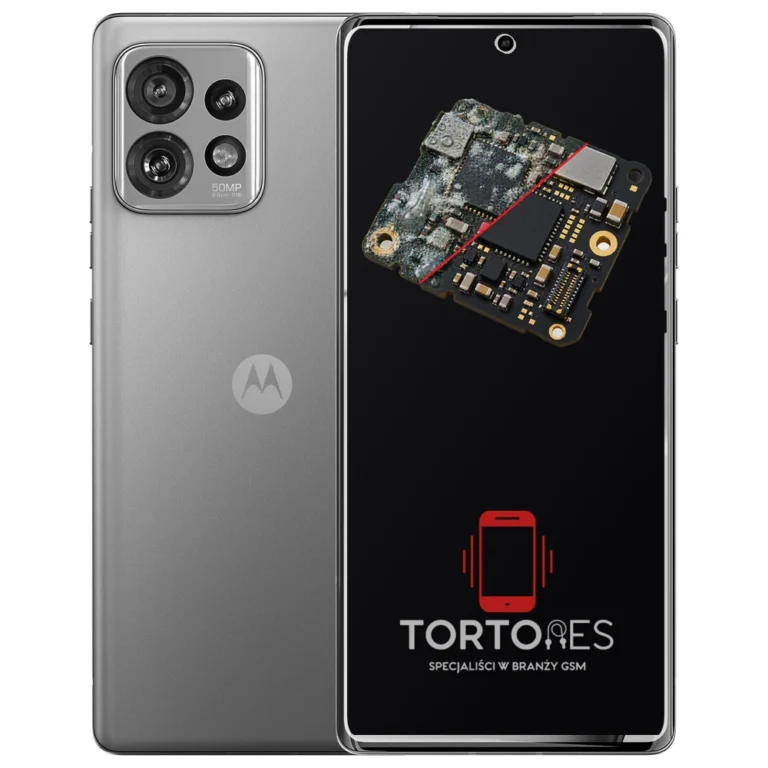 Motorola Edge 40 Pro z ilustracją zalania - czyszczenie po zalaniu