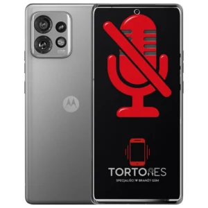 Motorola Edge 40 Pro z symbolem mikrofonu - naprawa mikrofonu