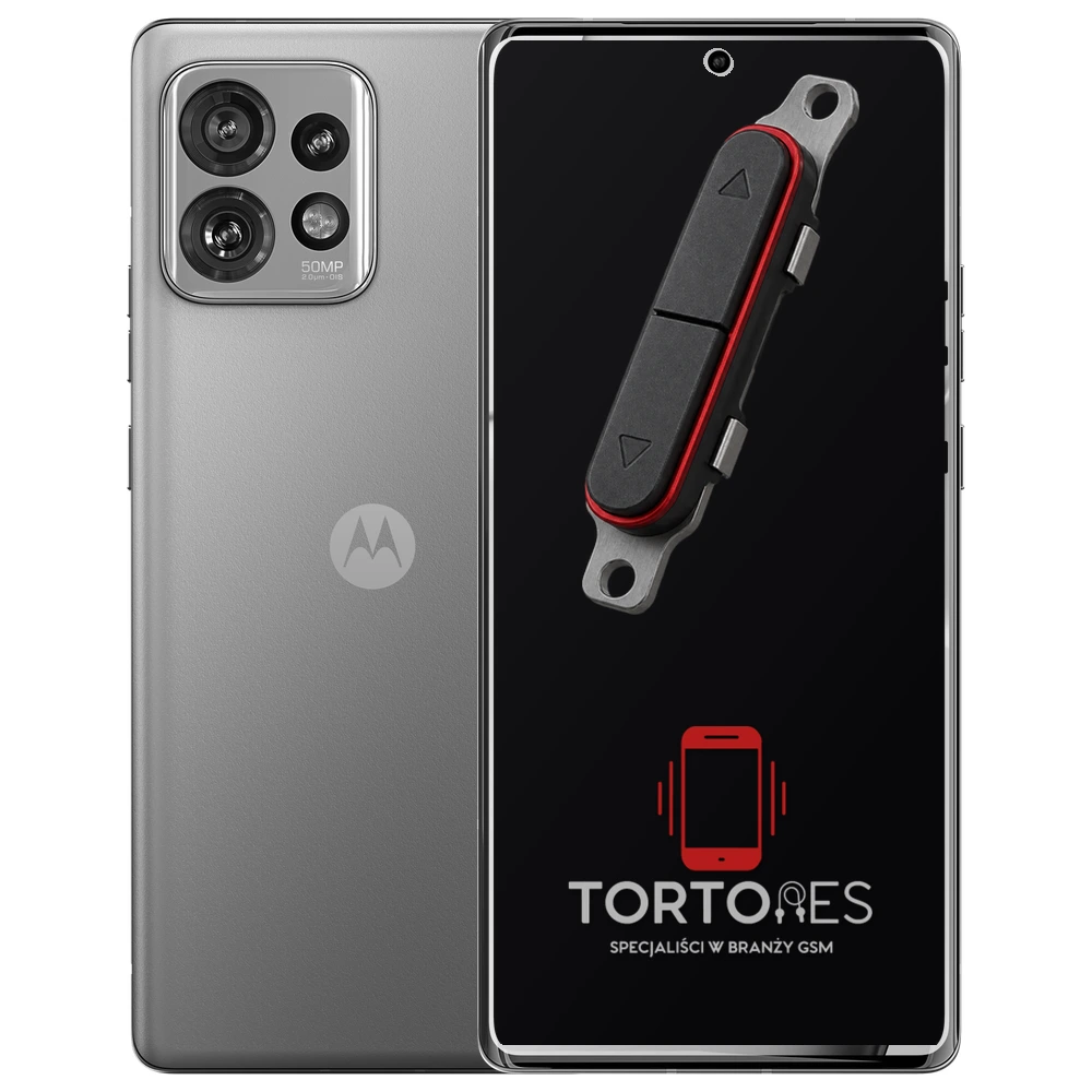 Motorola Edge 40 Pro z symbolem przycisków - naprawa przycisków włączania i głośności