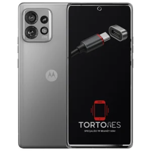 Motorola Edge 40 Pro z ilustracją złącza ładowania - naprawa złącza ładowania