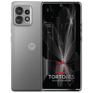 Motorola Edge 40 Pro z ilustracją pękniętego wyświetlacza - wymiana zbitego wyświetlacza