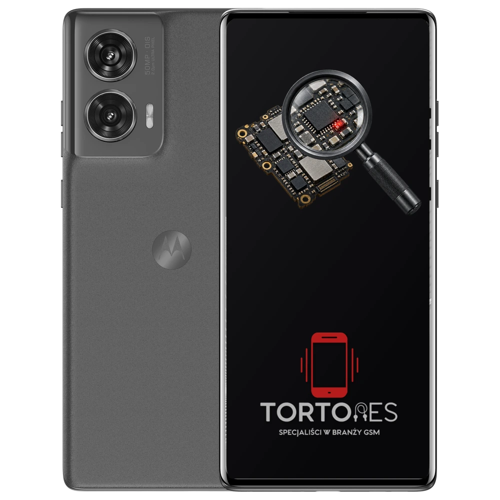 Motorola Edge 50 Fusion z symbolem diagnostyki - diagnoza telefonu