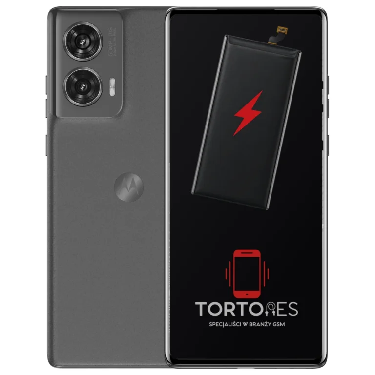 Motorola Edge 50 Fusion z ilustracją baterii - wymiana baterii
