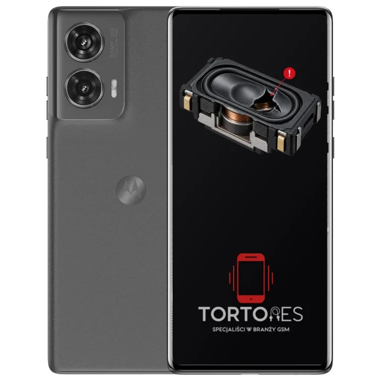 Motorola Edge 50 Fusion z symbolem głośnika multimedialnego - wymiana głośnika multimedialnego
