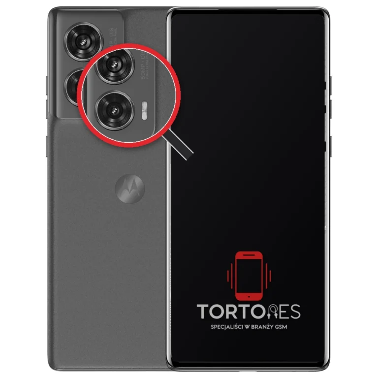 Motorola Edge 50 Fusion z lupą na tylnych aparatach - wymiana tylnej kamery