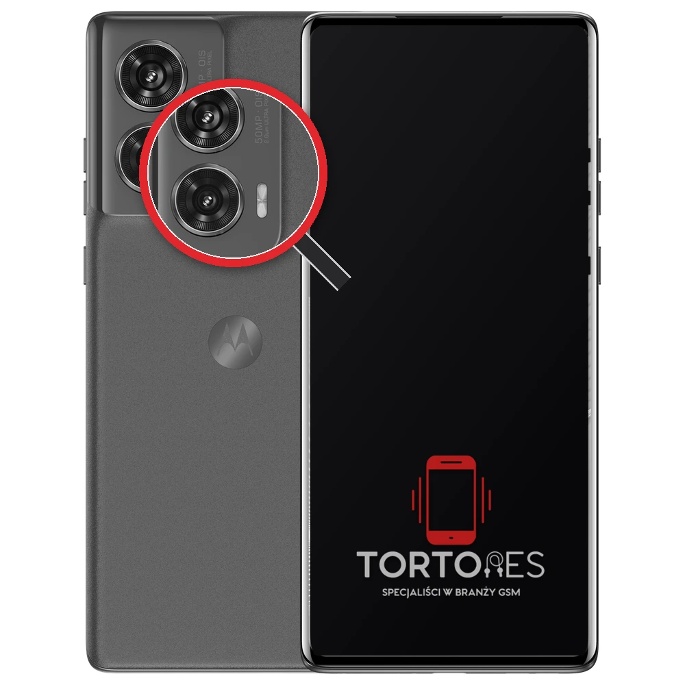 Motorola Edge 50 Fusion z lupą na tylnych aparatach - wymiana tylnej kamery