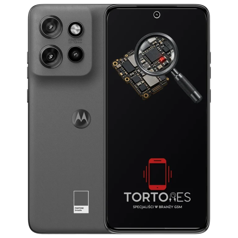 Motorola Edge 50 Neo z symbolem diagnostyki - diagnoza telefonu