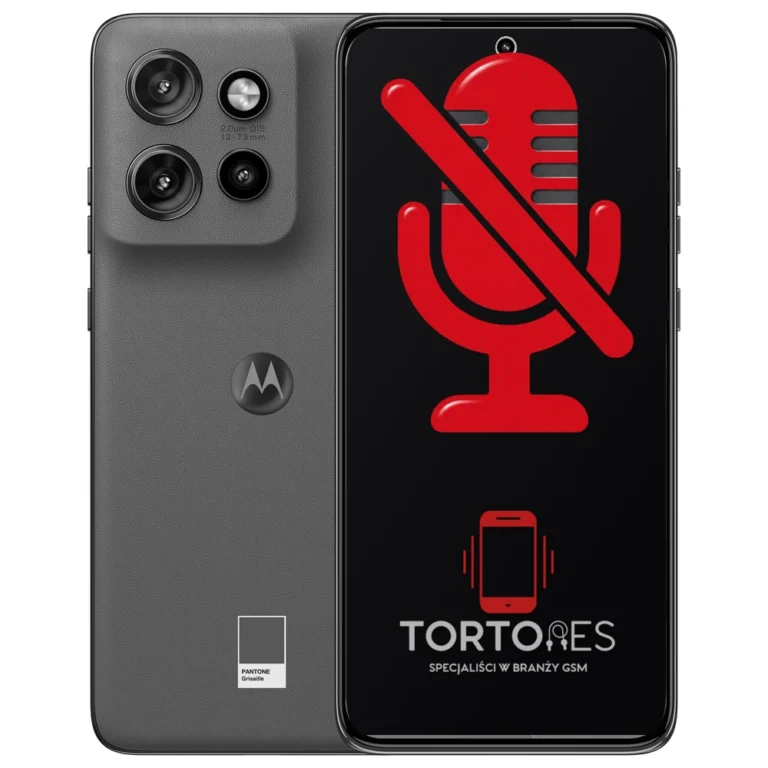 Motorola Edge 50 Neo z symbolem mikrofonu - naprawa mikrofonu