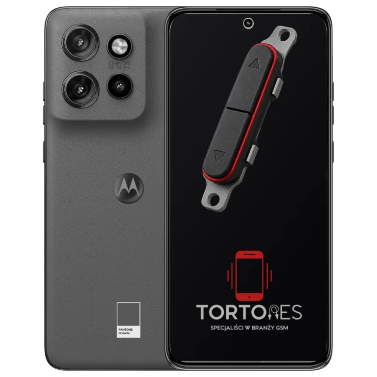 Motorola Edge 50 Neo z symbolem przycisków - naprawa przycisków włączania i głośności
