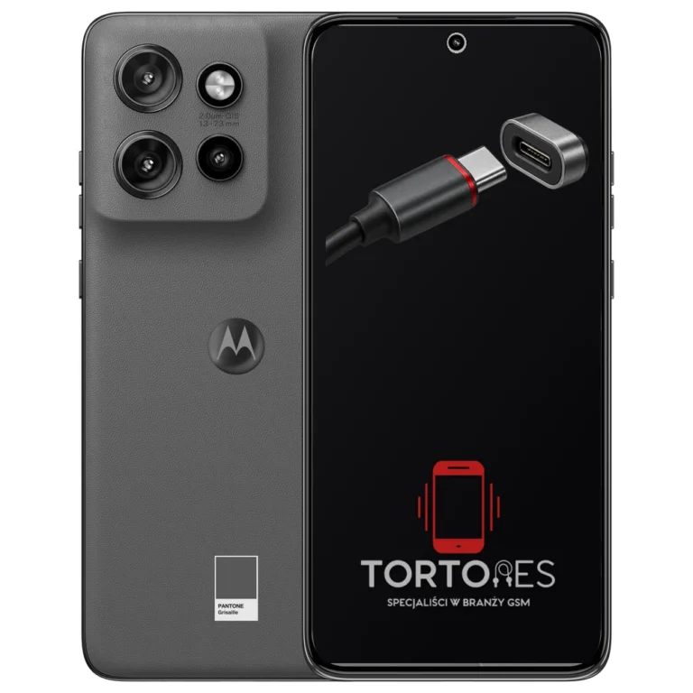 Motorola Edge 50 Neo z ilustracją złącza ładowania - naprawa złącza ładowania