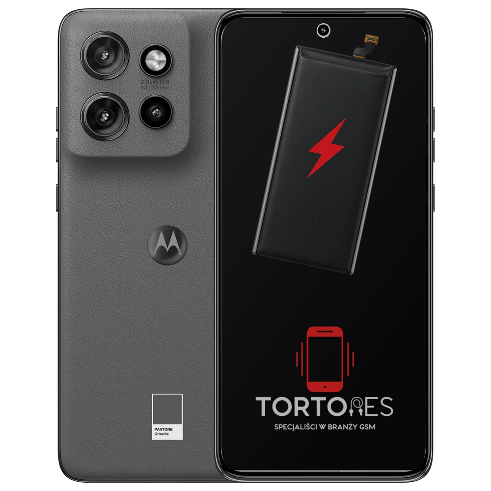 Motorola Edge 50 Neo z ilustracją baterii - wymiana baterii
