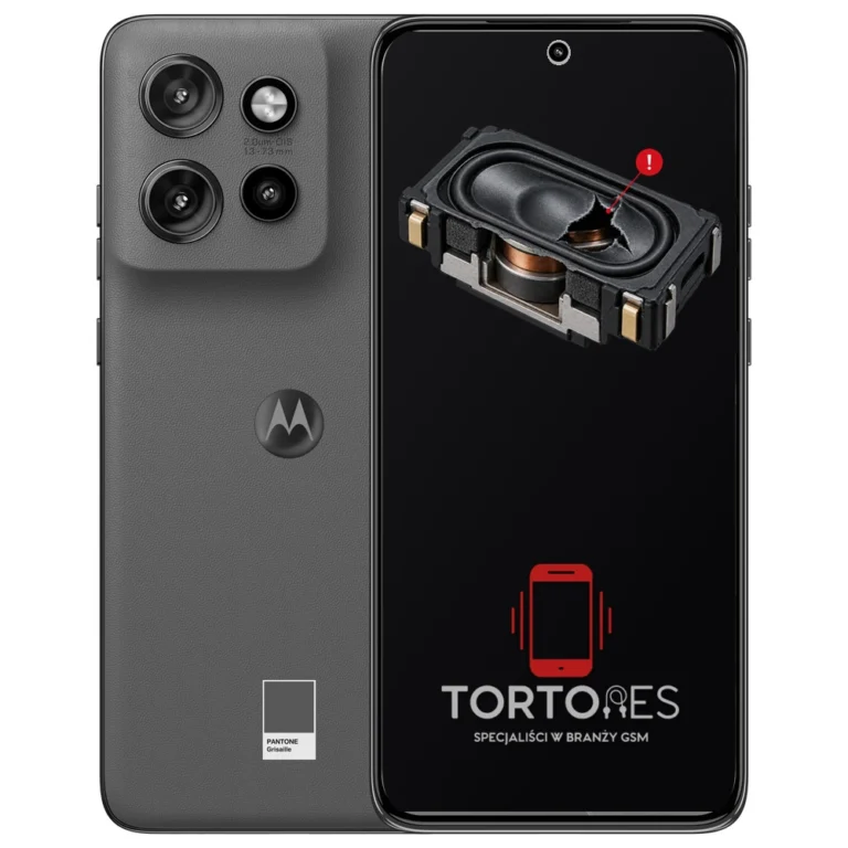 Motorola Edge 50 Neo z symbolem głośnika multimedialnego - wymiana głośnika multimedialnego