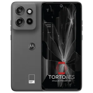 Motorola Edge 50 Neo z ilustracją pękniętego wyświetlacza - wymiana zbitego wyświetlacza