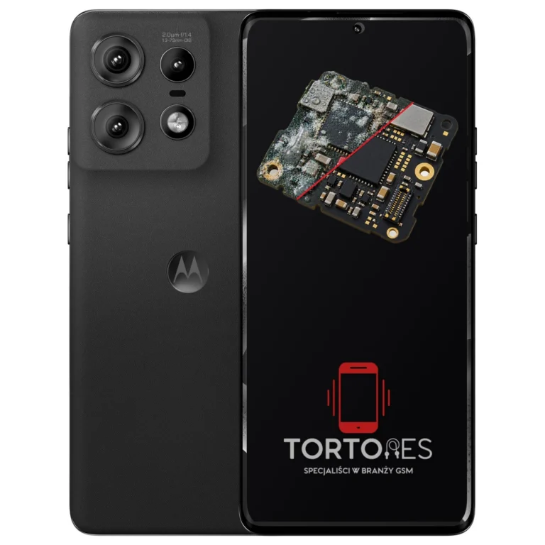 Motorola Edge 50 Pro z ilustracją zalania - czyszczenie po zalaniu