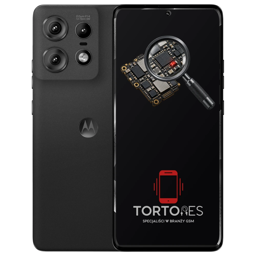 Motorola Edge 50 Pro z symbolem diagnostyki - diagnoza telefonu