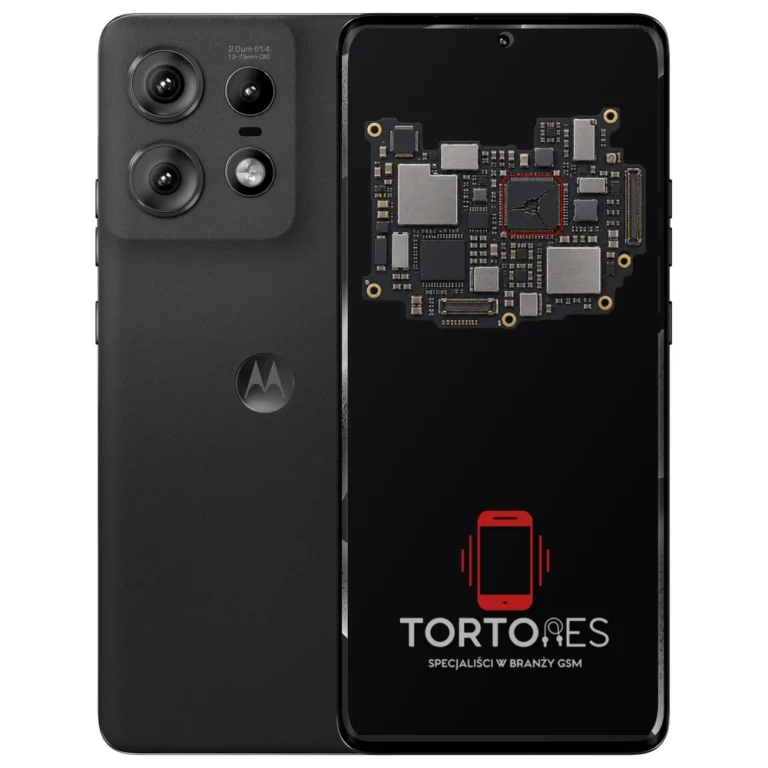Motorola Edge 50 Pro z ilustracją płyty głównej - naprawa płyty głównej