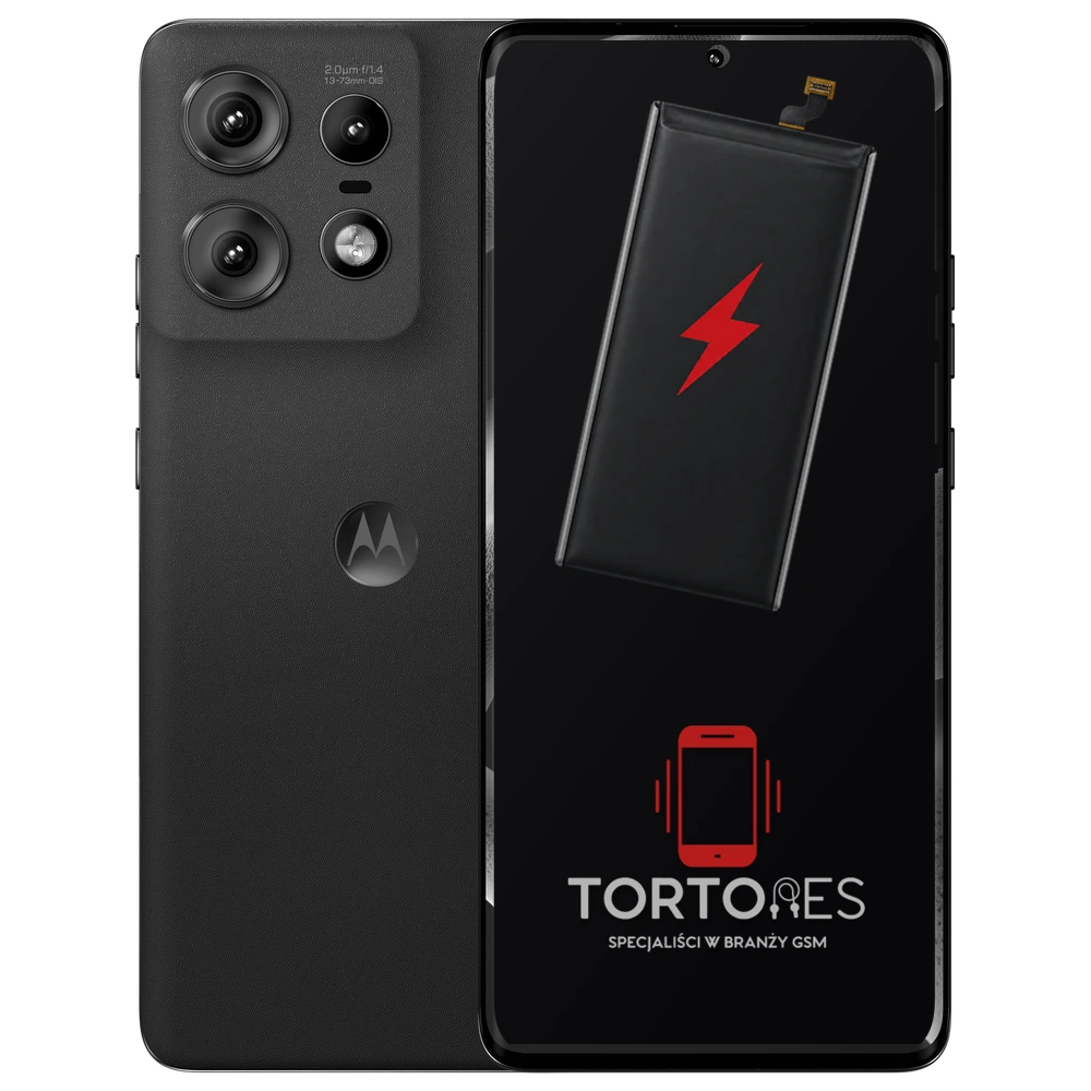 Motorola Edge 50 Pro z ilustracją baterii - wymiana baterii