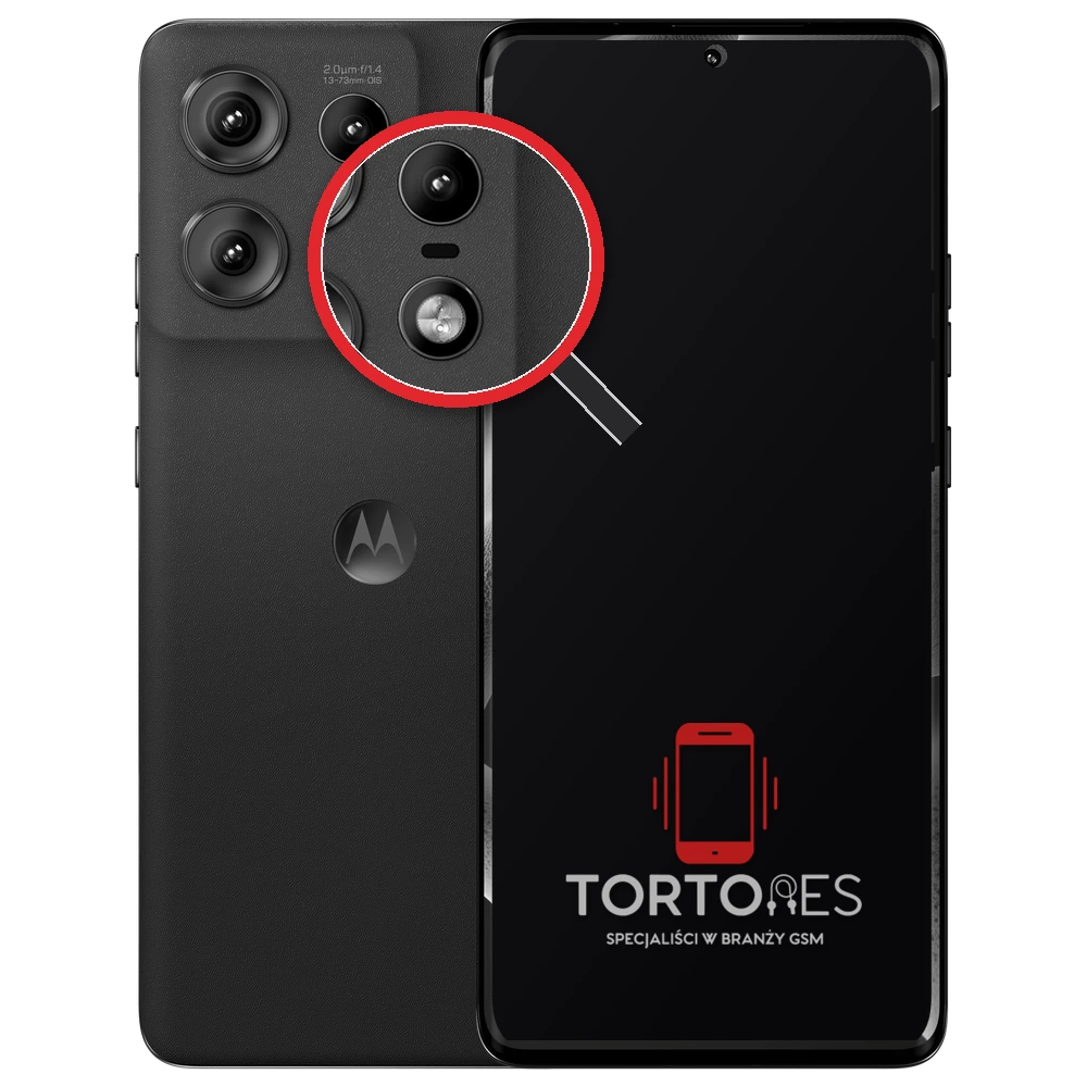 Motorola Edge 50 Pro z lupą na tylnych aparatach - wymiana tylnej kamery