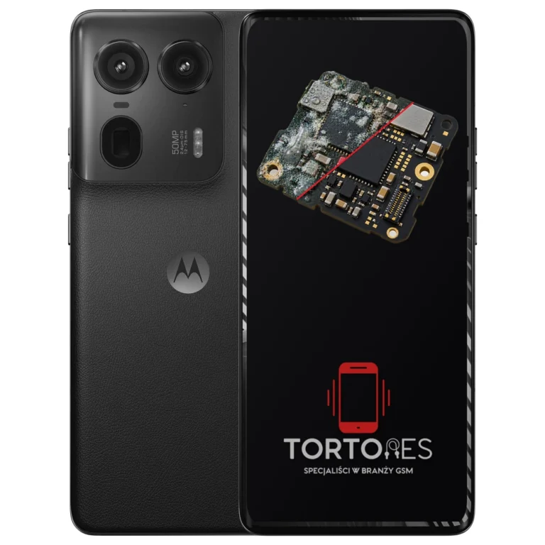 Motorola Edge 50 Ultra z ilustracją zalania - czyszczenie po zalaniu