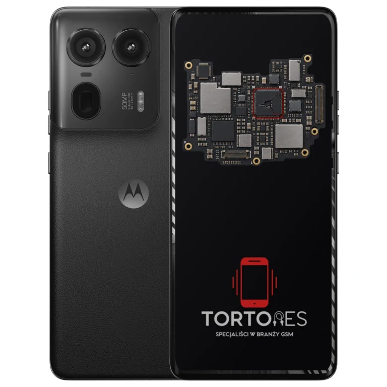 Motorola Edge 50 Ultra z ilustracją płyty głównej - naprawa płyty głównej