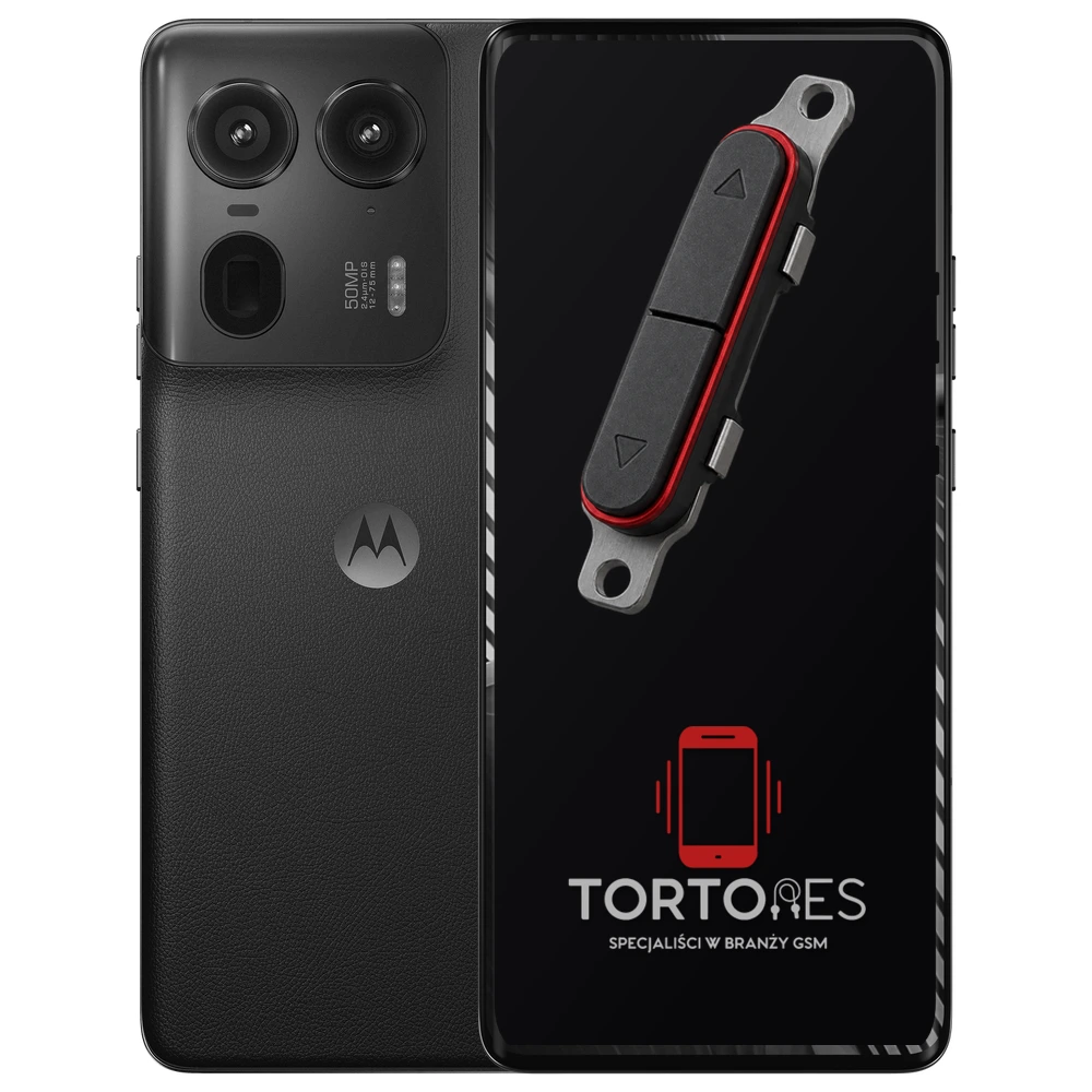 Motorola Edge 50 Ultra z symbolem przycisków - naprawa przycisków włączania i głośności