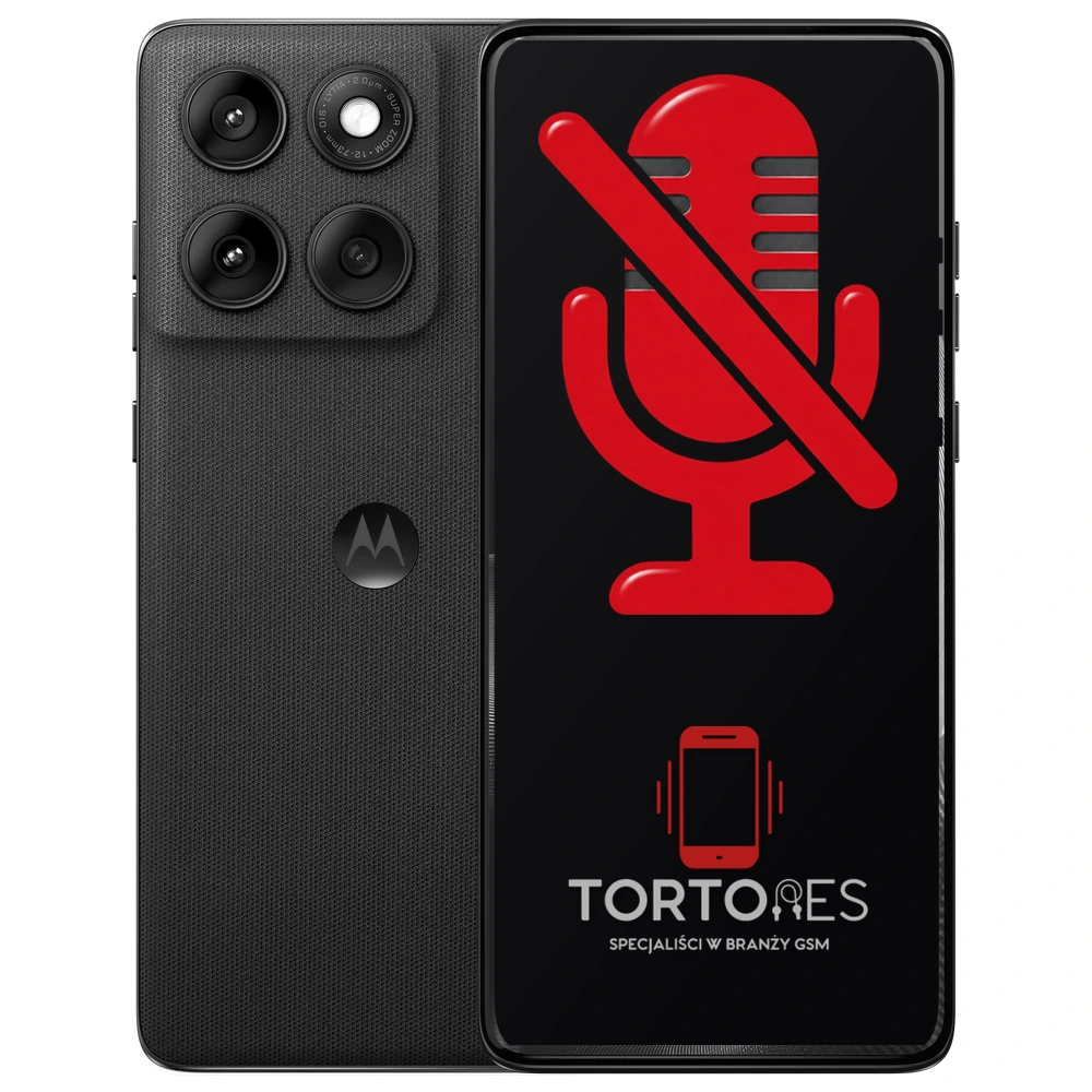 Motorola Edge 60 z symbolem mikrofonu - naprawa mikrofonu