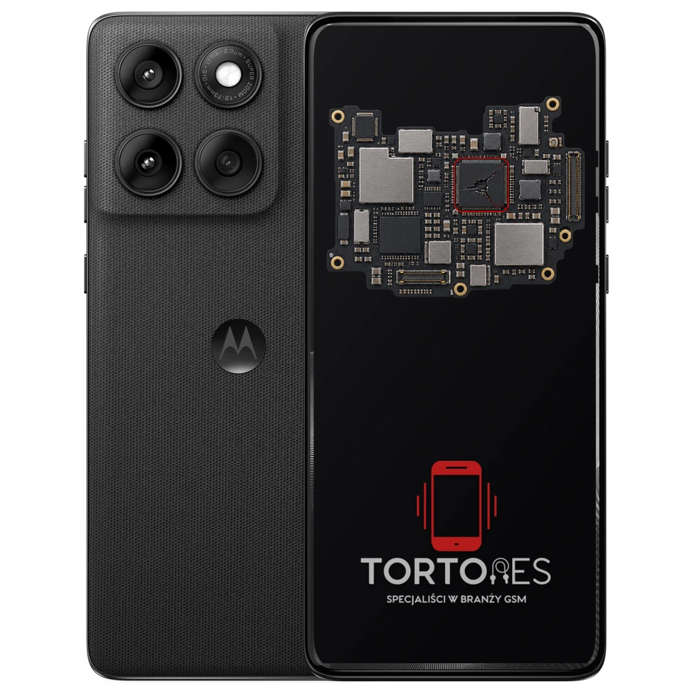 Motorola Edge 60 z ilustracją płyty głównej - naprawa płyty głównej
